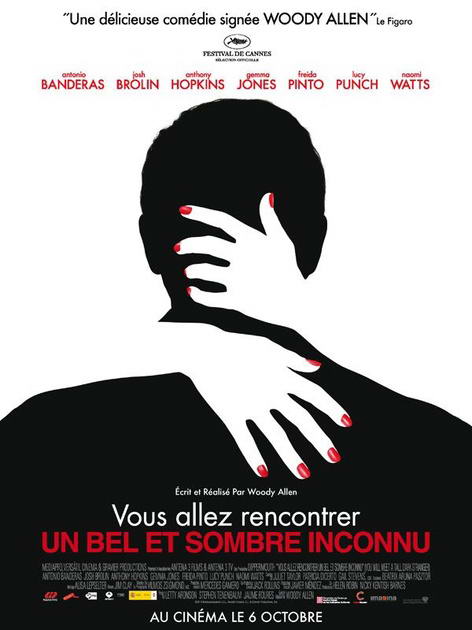 You Will Meet a Tall Dark Stranger France poster